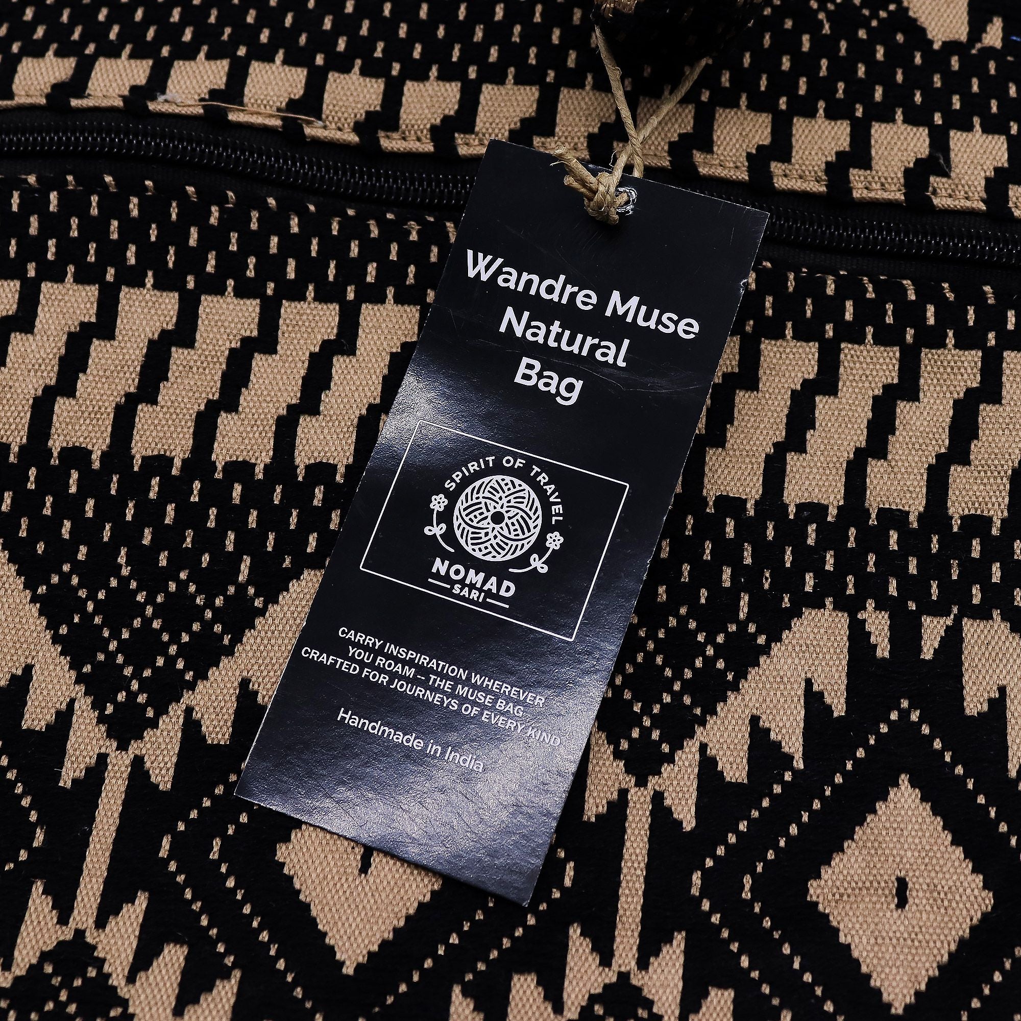 Jacquard Natural Bags - Desert Loom - Wander Muse Bag