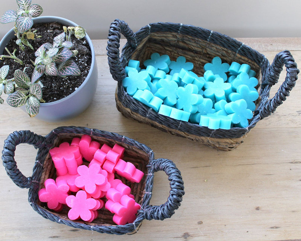 Banana Leaf & Hitam Raffia Square Basket- Set of 3