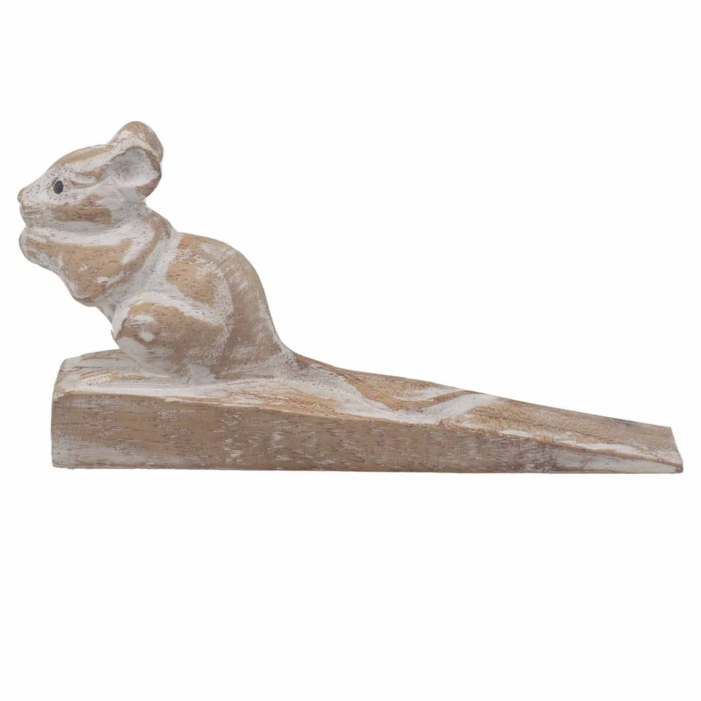 Hand carved Doorstop - Doormouse