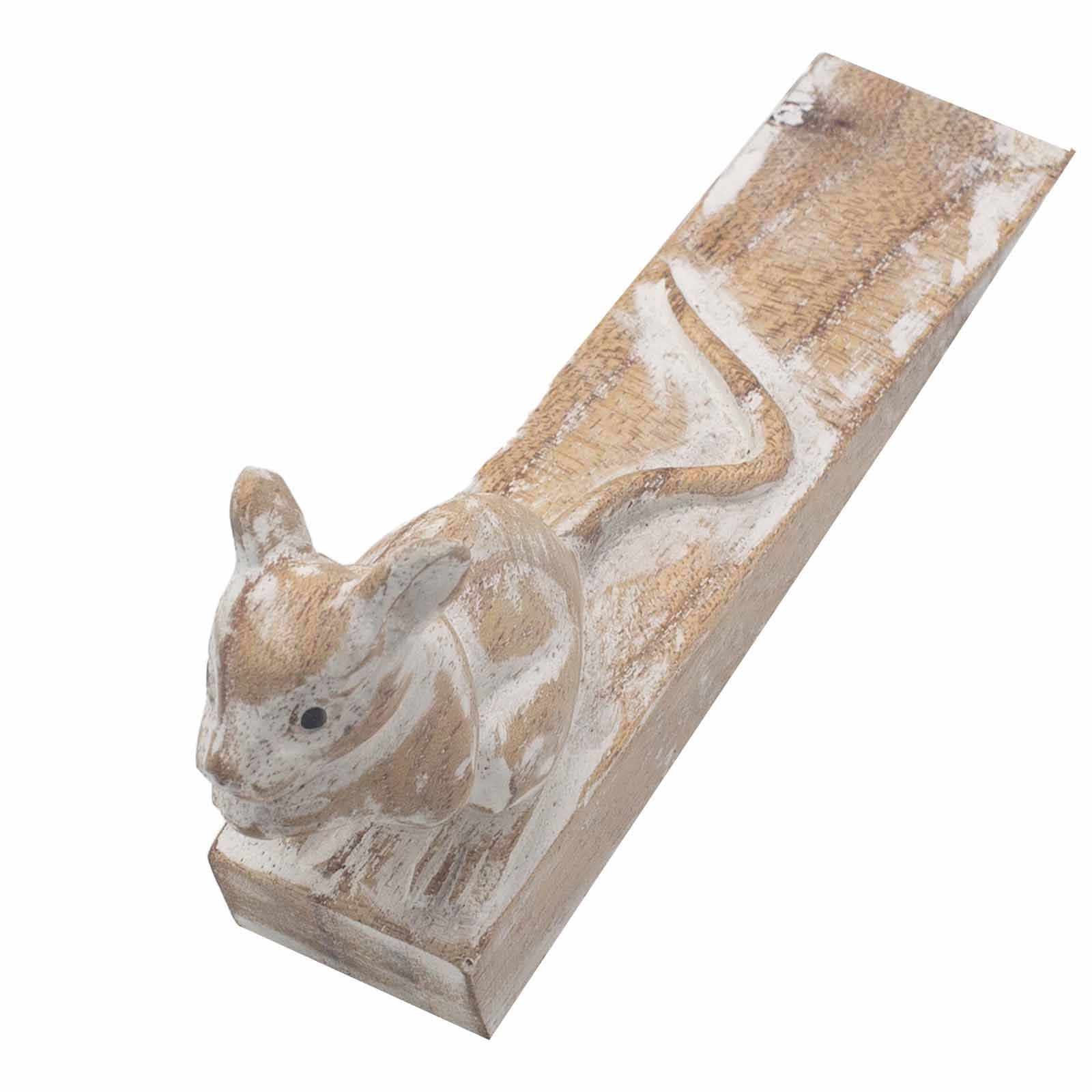 Hand carved Doorstop - Doormouse