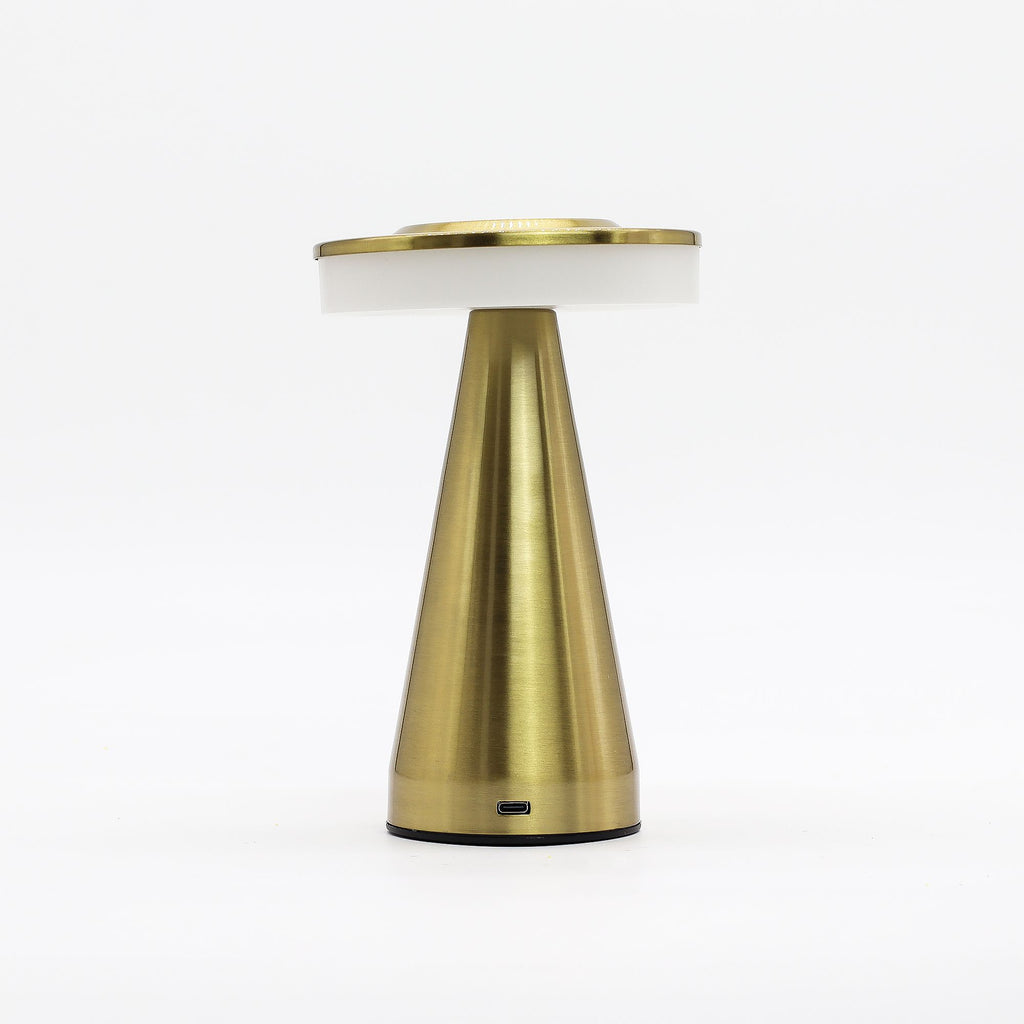 Touch Lamp - Tall Stem Copper - USB (C) - Rechargable  (400 Watt)