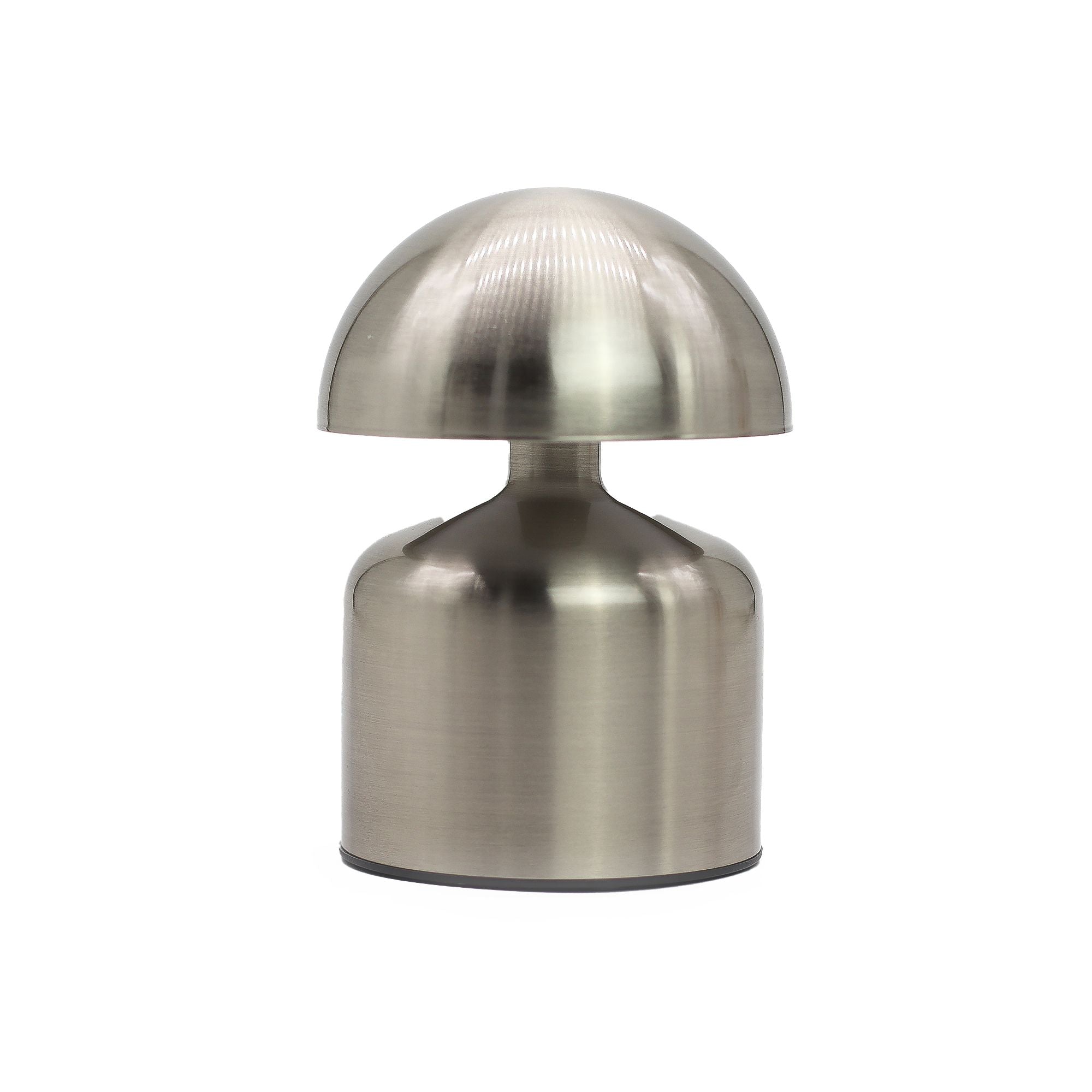 Touch Lamp - Dome Mushroom Silver - USB (C) - Rechargable  (400 Watt)