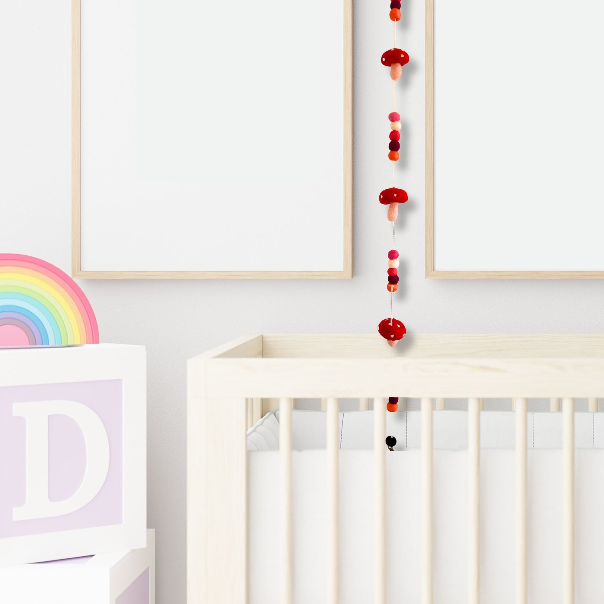 Felt Wall Hanging  - Redtop Mushrooms