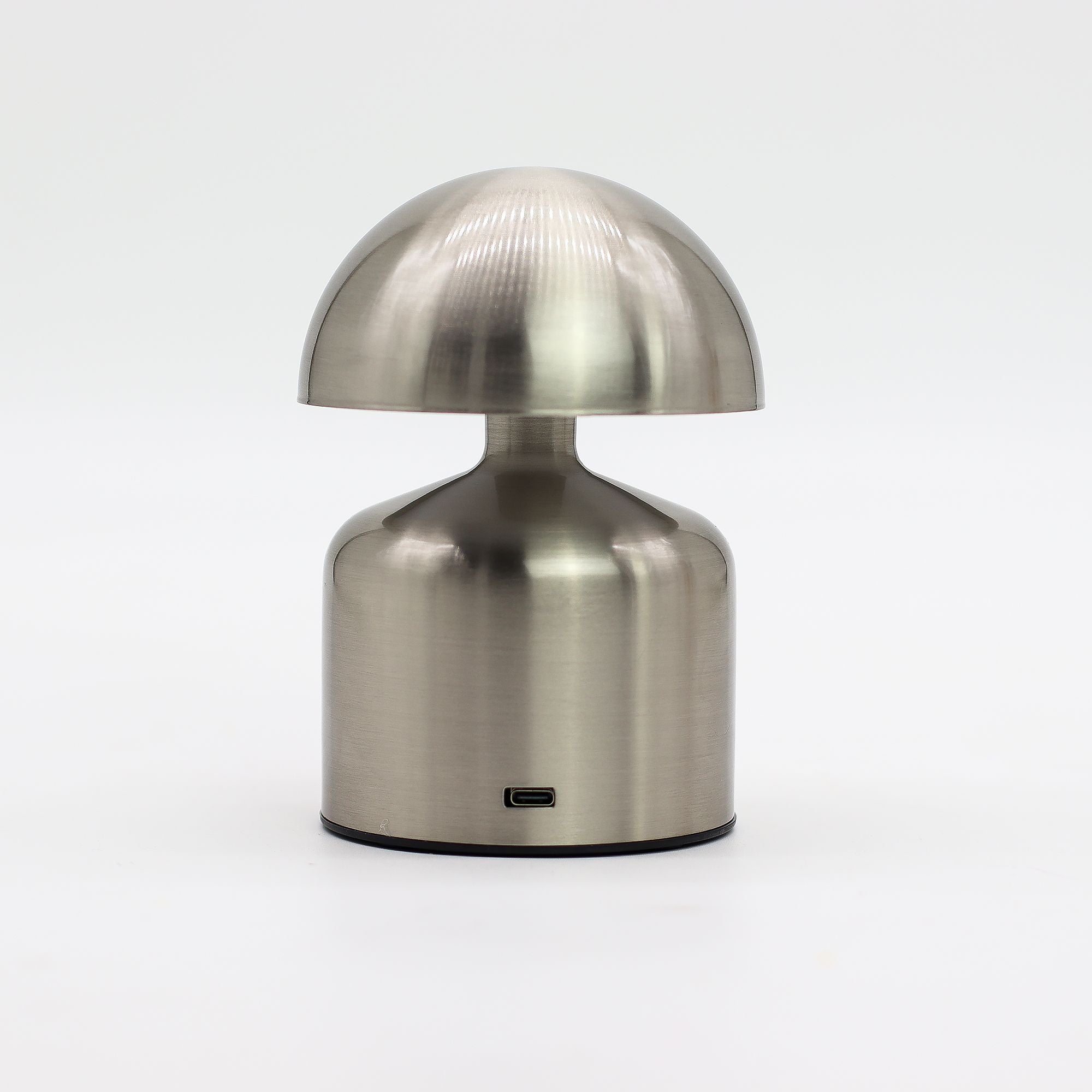 Touch Lamp - Dome Mushroom Silver - USB (C) - Rechargable  (400 Watt)