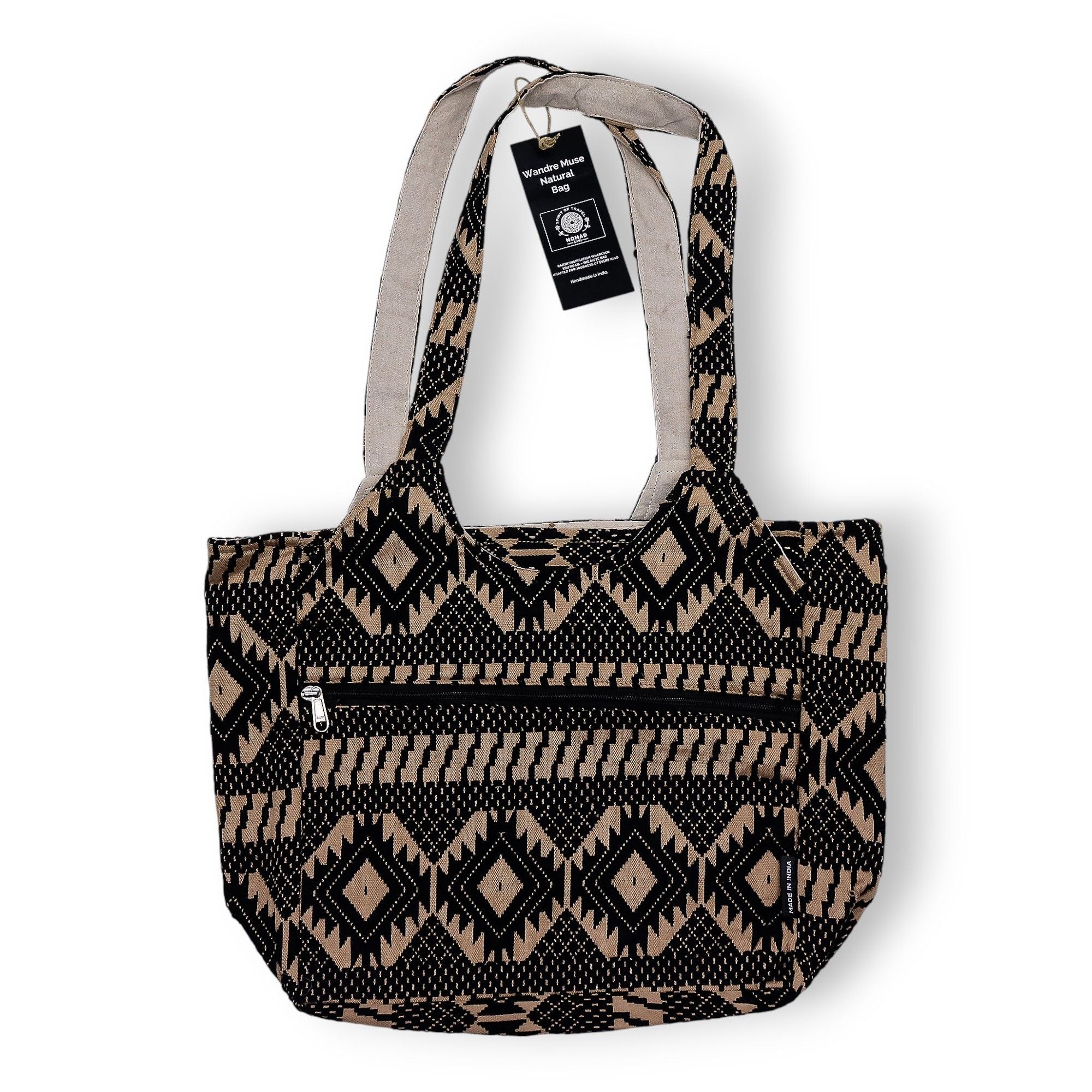 Jacquard Natural Bags - Desert Loom - Wander Muse Bag