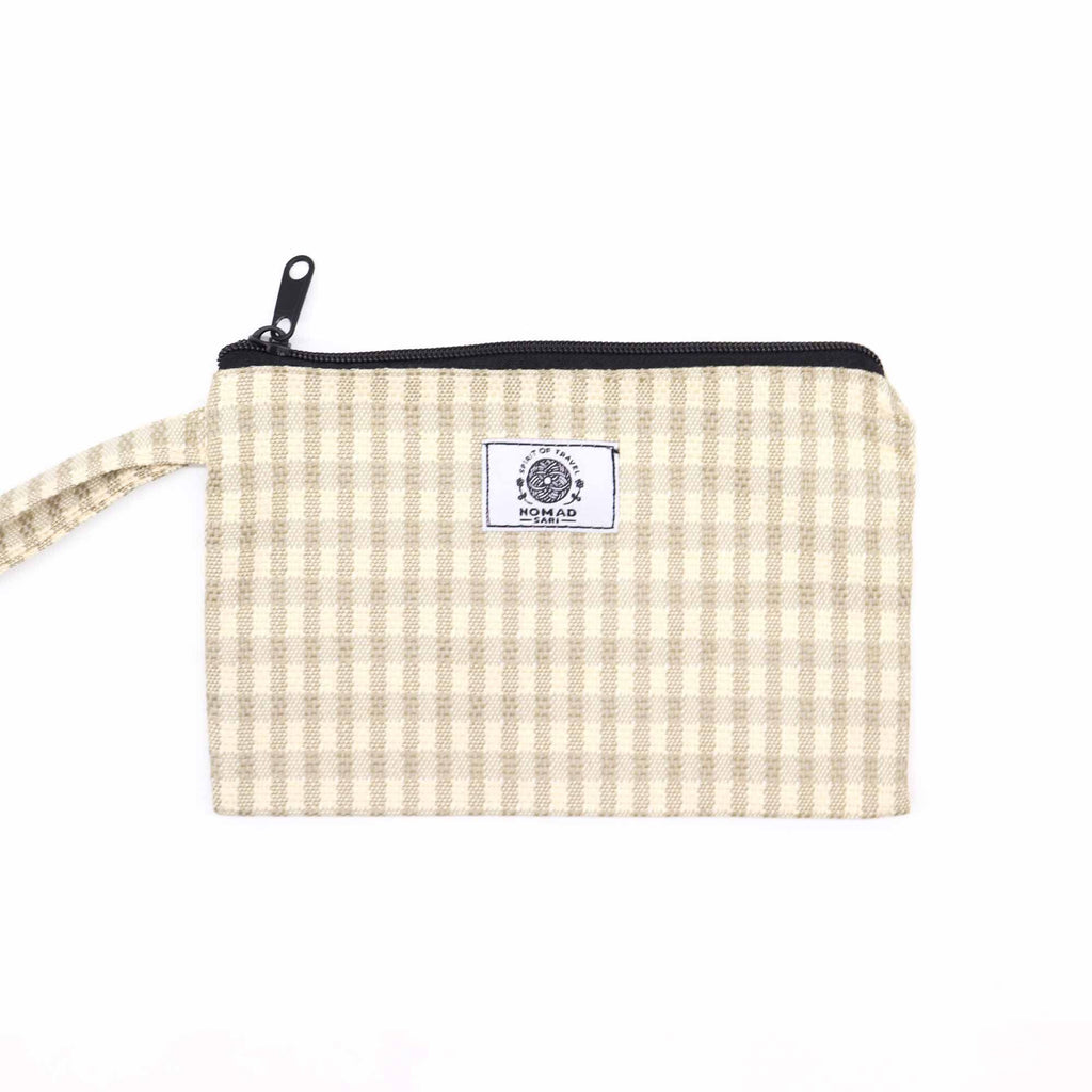 Soft & Natural Handy Gift Pouches & Loop - (assorted materials) -20x13cm