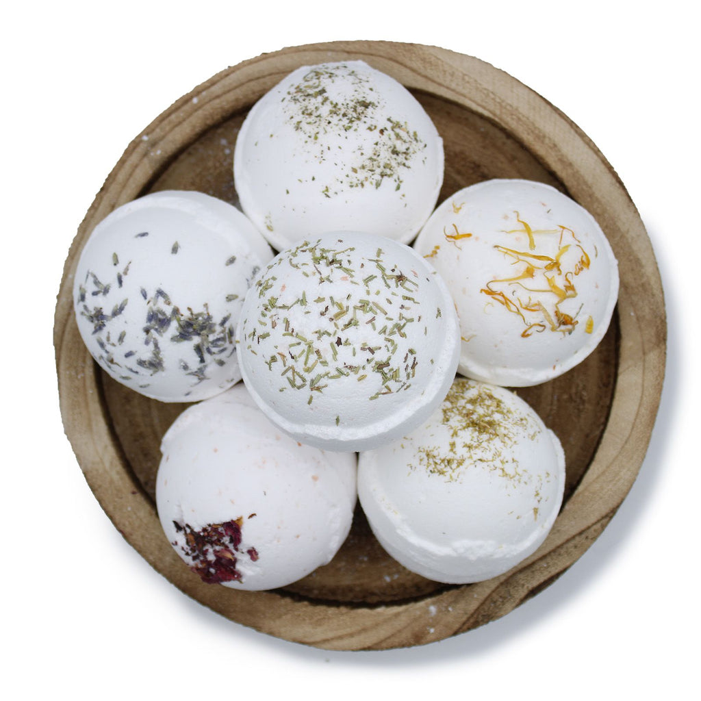 Energise - Himalayan Salt Bath Bomb: Lemon, Ginger, Orange & Avocado Oil - 180g