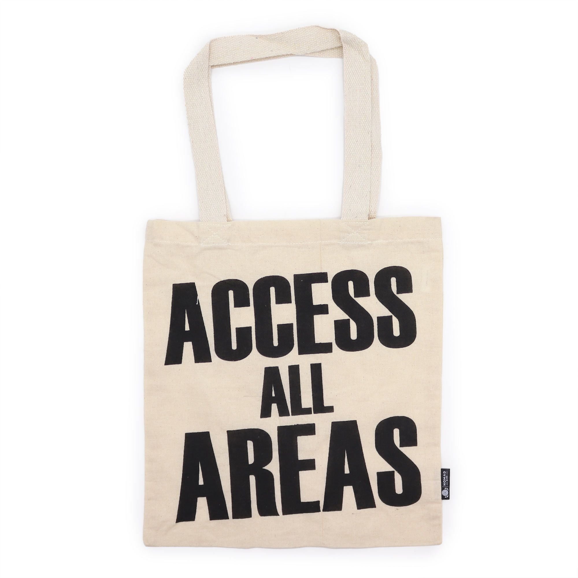 Iconic Basic Tote Bag - ACCESS ALL AREA - Natural 4oz