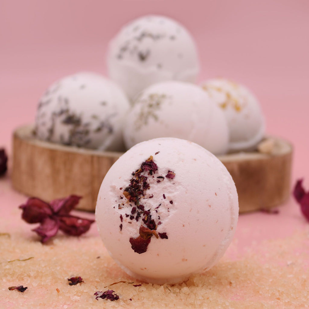 Sensual - Himalayan Salt Bath Bomb: Ylang Ylang & Coconut Oil - 180g