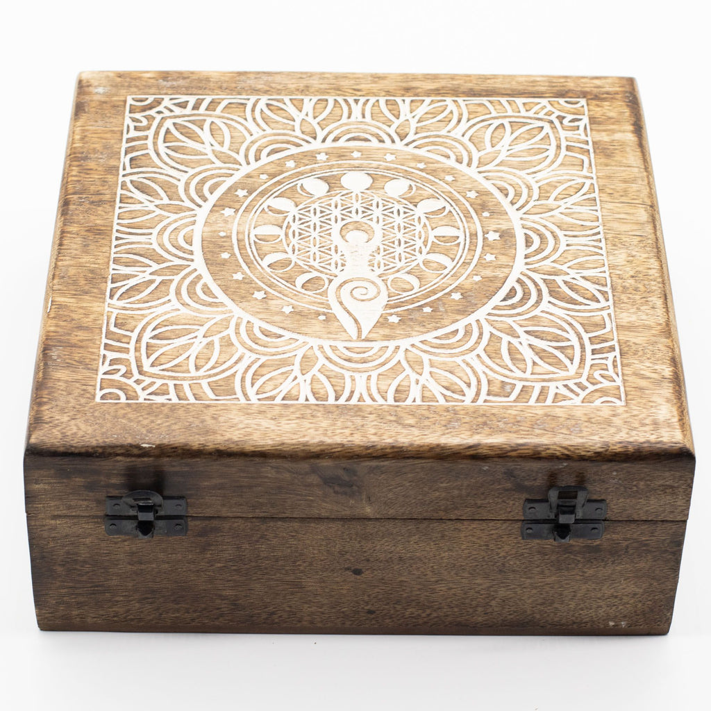 Extra Large Mango Box  - Moon Phase Goddess