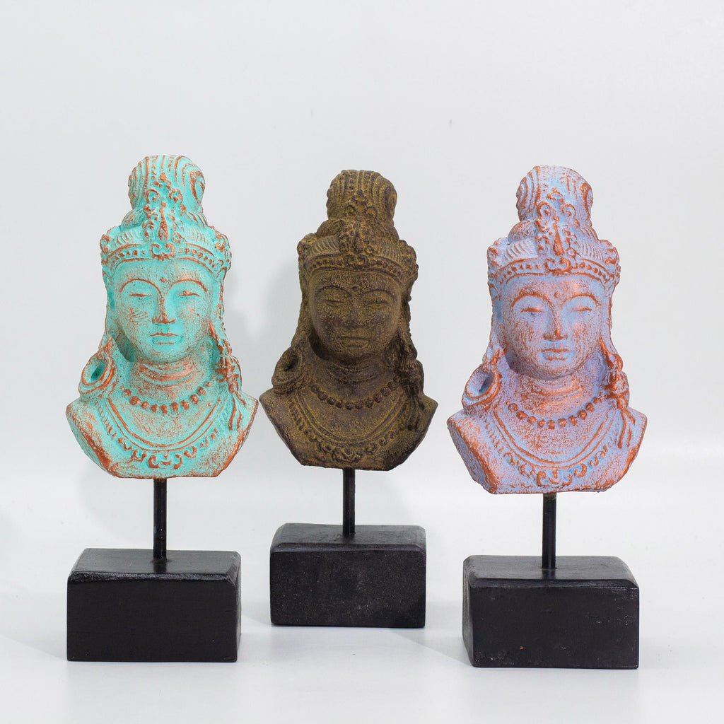 Lucky Java Princess on Stand - Green Copper