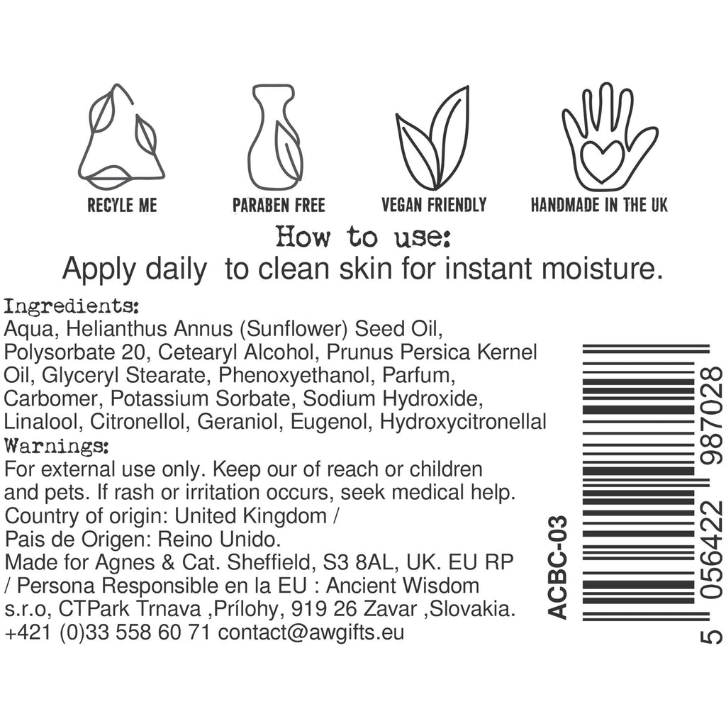 Agnes + Cat Hand & Body Cream - Japanese Bloom